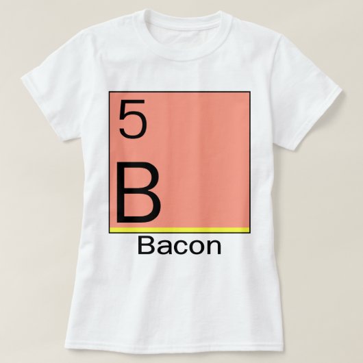 T-shirt Élément 5 : Lard (Design devant)