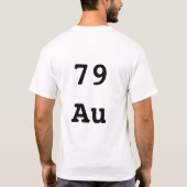 T-shirt Élément #79 - Or (Dos)