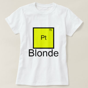 T-Shirt Élément Blond Platine Pun