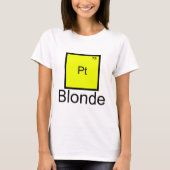 T-Shirt Élément Blond Platine Pun (Devant)