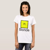 T-Shirt Élément Blond Platine Pun (Devant entier)