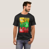 T-shirt Élément chimique autisme (Devant entier)