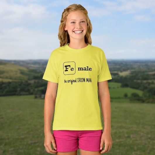 T-shirt Élément de fer de jeu de sport masculin