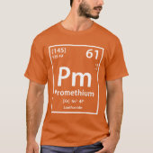 T-shirt Élément de prométhium (blanc) (Devant)