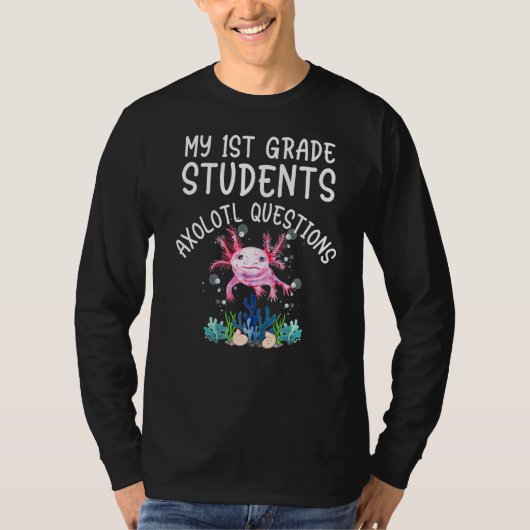 T-shirt Élément de questions de l'enseignant de première a (Devant)