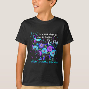 T-shirt Élément de sensibilisation à la prévention du suic