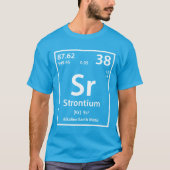 T-shirt Élément de strontium (blanc) (Devant)
