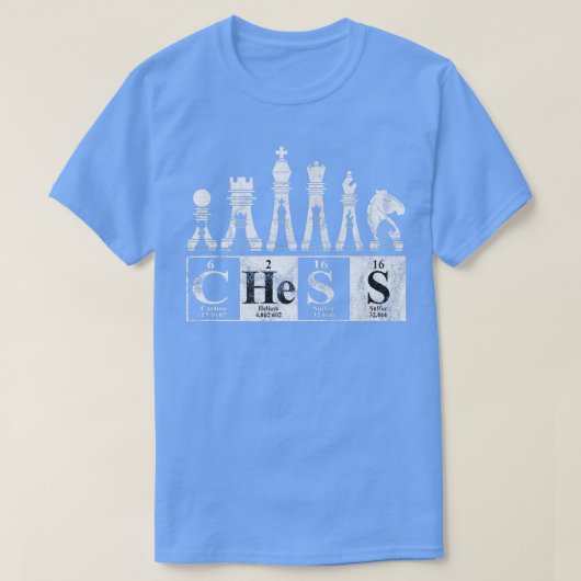 T-shirt Élément d'échecs Science Échecs Joueur Nerd Premiu (Design devant)
