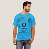 T-shirt Élément d'oxygène (noir) (Devant entier)