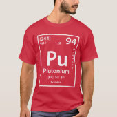 T-shirt Élément en plutonium (blanc) (Devant)