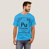 T-shirt élément en plutonium (noir) (Devant entier)