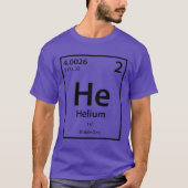 T-shirt élément hélium (noir) (Devant)