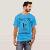 T-shirt Élément Iridium (noir) (Devant entier)