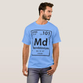 T-shirt Élément Mendelevium (noir) (Devant entier)