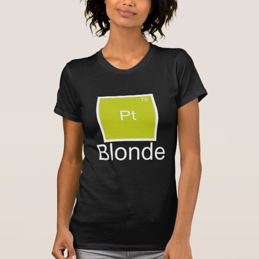 T-Shirt Element Pun Blonde Platine (Devant)