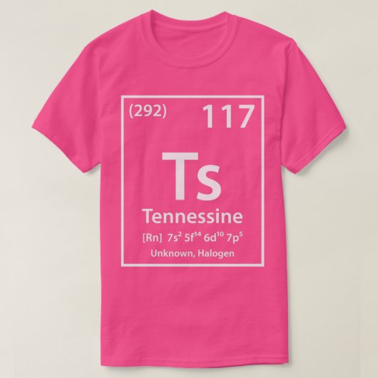 T-shirt Élément Tennessine (Design devant)