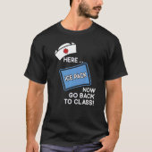 T-shirt Elementary Nurses Ice Pack Back To Class School Nu (Devant)