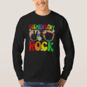 T-shirt Elementary Rocks Team Elementary Groovy Back To Sc (Devant)