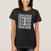 T-shirt Elementary School Assistant Teacher Polkadot Schoo (Devant)