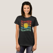 T-shirt Elementary School Retro Teachers Inspirational Col (Devant entier)