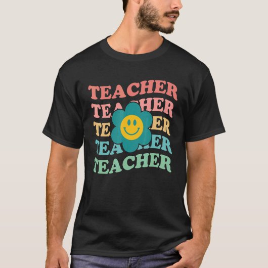 T-shirt Elementary School Retro Teachers Inspirational Col (Devant)