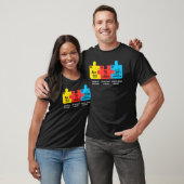 T-shirt Éléments autistes Tableau périodique Sensibilisati (Unisexe)