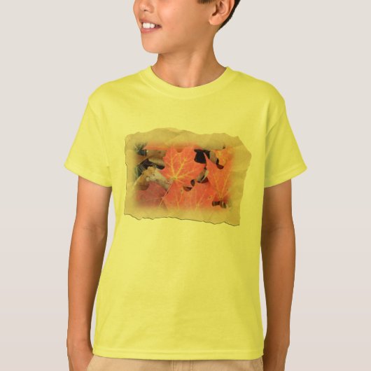 T-shirt Éléments de coordination des Feuilles de l'érable (Devant)