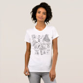 T-shirt Éléments de cuisson Macaron (Devant entier)