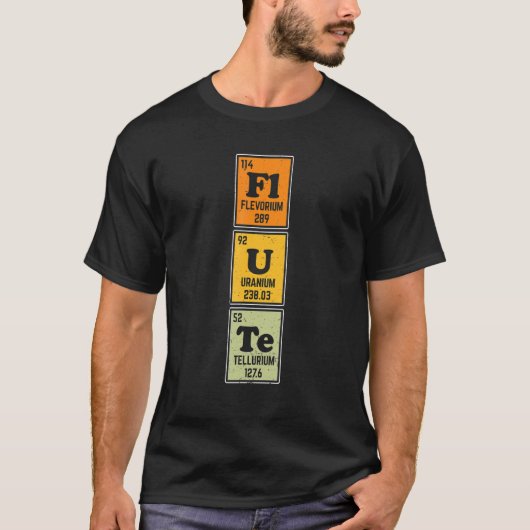 T-shirt Éléments de physique des flutes (Devant)