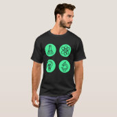 T-shirt Éléments de science (Devant entier)