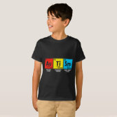 T-shirt Éléments de sensibilisation à l'autisme Tableau pé (Devant entier)