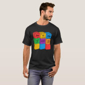 T-shirt Éléments de sensibilisation sur l'autisme Chimie d (Devant entier)