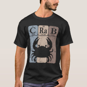 T-shirt Éléments de tableau périodique de crabe Fruits de