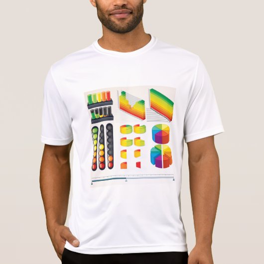 T-shirt Éléments d'infographie et visualisation de données (Devant)
