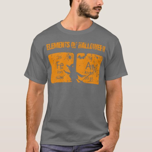 T-shirt Éléments du cadeau Halloween (Devant)