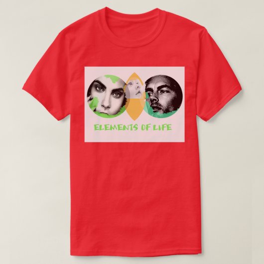 T-shirt Éléments du diagramme de Venn Vie par ACCI (Design devant)