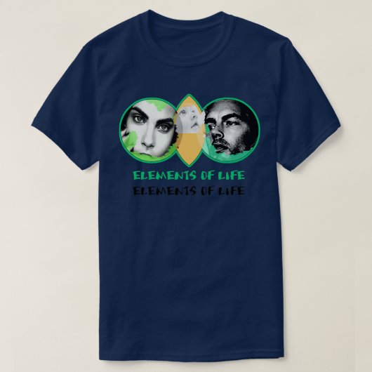 T-shirt Éléments du diagramme de Venn Vie par ACCI 1 (Design devant)