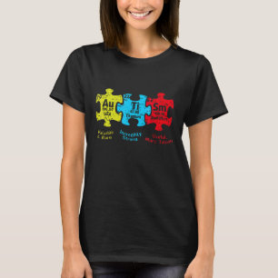 T-shirt Éléments du mois de la sensibilisation autistique
