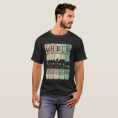 T-shirt Éléments du tableau périodique d'Ashburn Ashburn V (Devant entier)