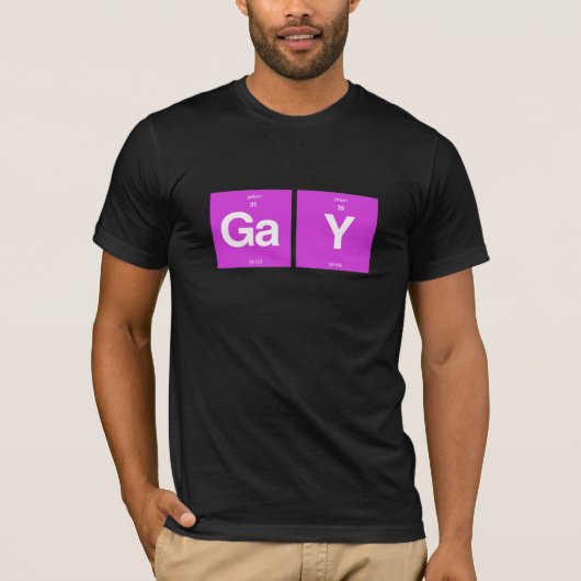 T-SHIRT ÉLÉMENTS GAYS (Devant)