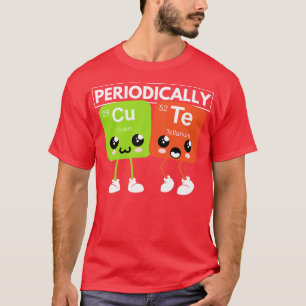 T-shirt Éléments Périodiques Périodiques De Table Fantasti