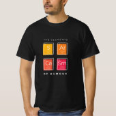 T-shirt Éléments sarcastiques (Devant)