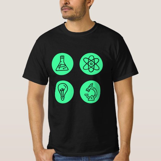 T-shirt Éléments scientifiques (Devant)