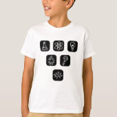 T-shirt Éléments scientifiques (Devant)