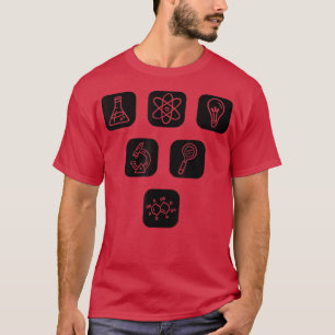 T-shirt Éléments scientifiques Articles Enseignant Étudian