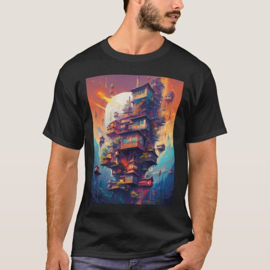 T-shirt éléments surréalistes (Devant)