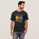 T-shirt Éléments Tableau Périodique Autisme Sensibilisatio (Devant entier)