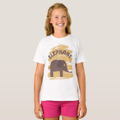 T-shirt Éléphant (Devant entier)