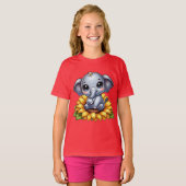 T-shirt Éléphant (Devant entier)