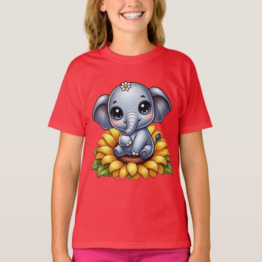 T-shirt Éléphant (Devant)